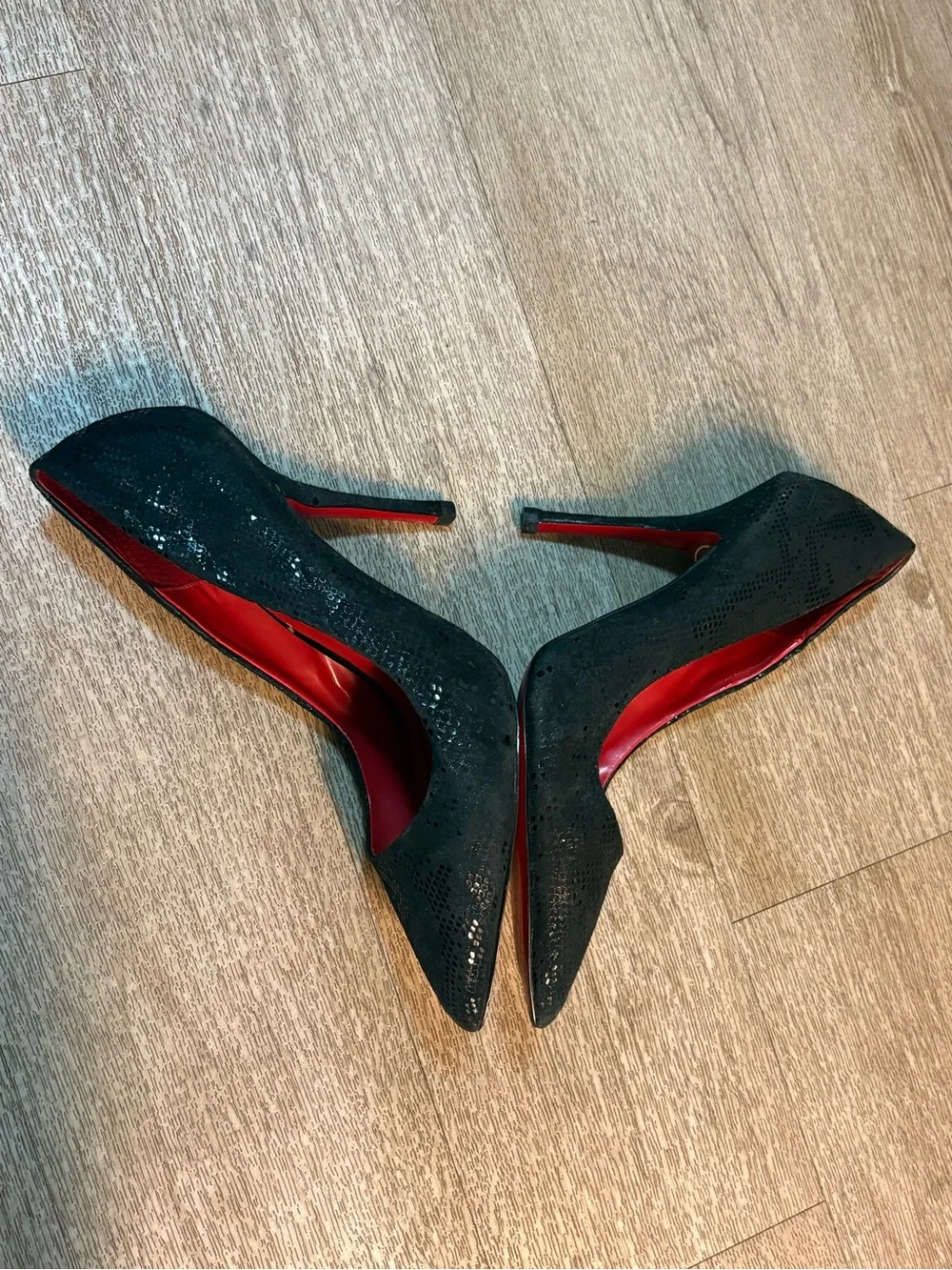 CHARLES JOURDAN PARIS BLACK HEELS SIZE 10M